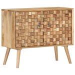 vidaXL Buffet 75x35x65 cm Bois d'acacia solide