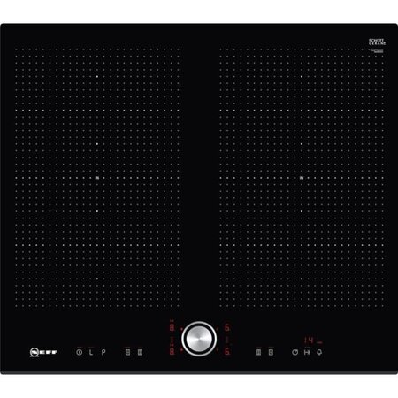 Neff t56ft60x0 - table de cuisson induction-2 zones flexinduction-7400 w max-l59 2 x p 52 2 cm-revetement verre-noir