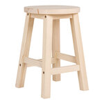 Tabouret en bois de pin Ø 35 x 45 cm