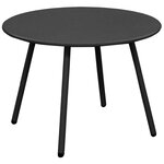 Table basse jardin ronde en acier rio 50 cm