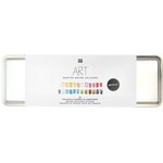 Palette d'aquarelle - 24 couleurs métalliques