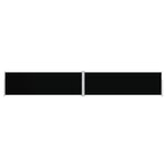 vidaXL Auvent latéral rétractable Noir 160x1000 cm