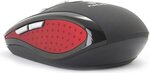 Souris sans fil optique ngs red flea (rouge)