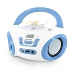 METRONIC Le Petit Prince Radio Lecteur CD avec port USB et entrée audio - Bleu