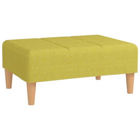 vidaXL Repose-pied Vert 78x56x32 cm Tissu