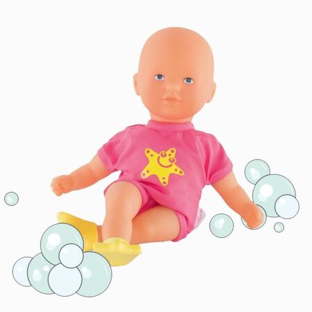 Corolle mini bain rose des 18 mois