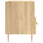 vidaXL Tables de chevet 2 Pièces chêne sonoma 40x35x47 5 cm