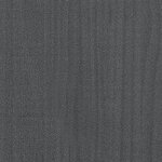 vidaXL Tables de chevet 2 Pièces Gris 35 5x33 5x41 5cm Bois de pin massif