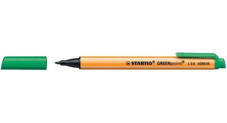 Stylo feutre greenpoint pte large 0 8 mm vert stabilo