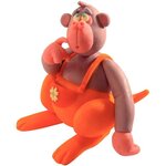 Pain de 350 g de pâte à modeler GIOTTO PATPLUME marron