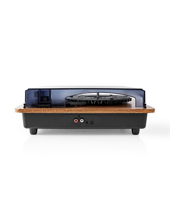 Platine vinyle 9 W Bluetooth avec couvercle anti-poussière - Nedis