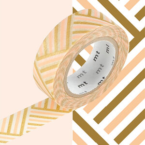 Masking Tape MT 1 5 cm Tressage or et pêche