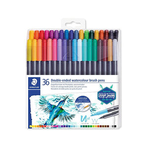 36 feutres double pointe mars graphic staedtler