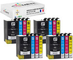 16 cartouche d'encre compatibles avec epson 27xl b4c4m4y4