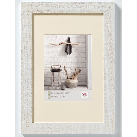 Walther design cadre photo home 40x50 cm blanc polaire