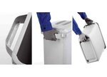 Poubelle DURABIN 60L Rectangulaire SANS couvercle H 615 mm Gris DURABLE