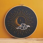 Kit broderie décorative céleste