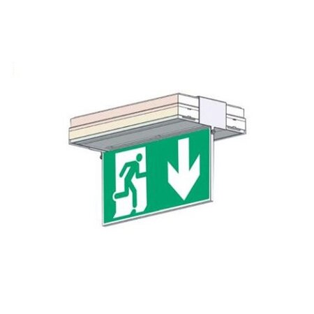Porte sérigraphie flèche bas