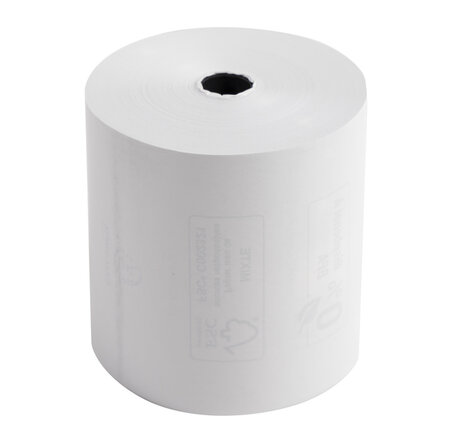 Bobine Pour Tickets De Caisse 80x72mm - 76m - 1 Pli Thermique 48g/m2. - X 30 - Exacompta