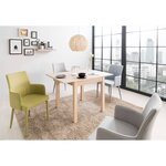 Finori Table à manger extensible Coburg 80 chêne sonoma