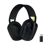 Casque gaming sans fil Logitech - G435 LIGHTSPEED - NOIR - Léger Bluetooth avec micro intégré pour Dolby Atmos, PC, PS4, PS5, Mobile