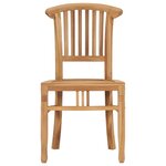 vidaXL Ensemble de salle à manger de jardin 5 Pièces Bois de teck solide