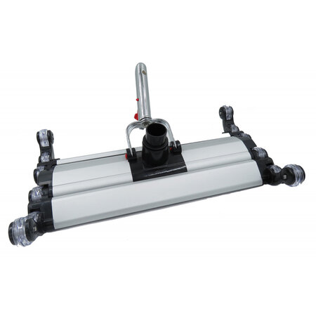 Balai aspirateur articulée pour fond de piscine couleur alu - premium
