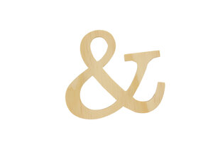 Alphabet en bois 11 5cm Sigle et