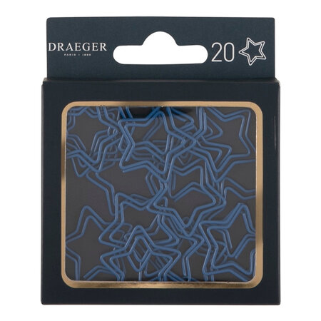 20 Trombones Étoiles Bleu Marine - Draeger paris