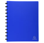 Protège-documents À Anneaux Et Pochettes Détachables 60 Vues - A4 - Bleu - X 4 - Exacompta
