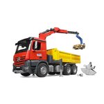BRUDER - 3651 - Camion benne MB Arocs avec grue et accessoires 55 cms - 54,5 cm