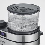 SEVERIN 5760 cafetiere filtre Café Caprice -1450 W - 1.2L - 5 programmes - arret automatique - inox brossé noir