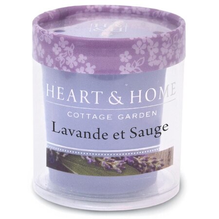 Petite bougie heart and home lavande et sauge