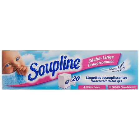 Soupline Voile Sèche-Linge Grand Air (lot de 6 soit 120 lingettes)
