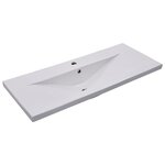 vidaXL Armoire d'évier avec lavabo intégré Gris béton Aggloméré
