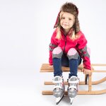 Nijdam patins artistique taille 34-37 3020-zwr-34-37