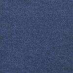 vidaXL Chaise à manger pivotante Bleu Tissu