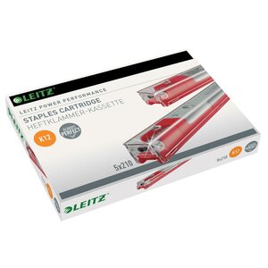 Agrafes k12 rouge - 80 feuilles (paquet 5 unités)