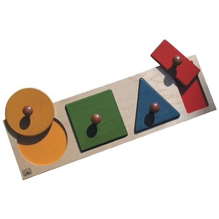 BSM Jeu d'encastrement Formes géométriques et couleurs - Mixte - Livré a l'unité