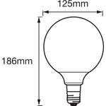 Ledvance ampoule smart+ bluetooth globe fil or  60w e27 puissance variable