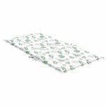 vidaXL Coussins de chaise à dossier bas lot de 4 modèle de feuille