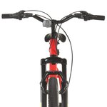 vidaXL Vélo de montagne 21 vitesses Roues de 27 5 pouces 38 cm Rouge