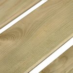 vidaXL Banc de jardin 172 cm Bois de pin imprégné