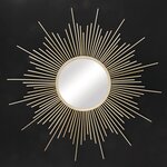 Kit: Miroir Soleil  grand  63cm ø  miroir ø 20cm  boîte 1 Set