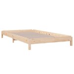 vidaXL Lit empilable 80x200 cm Bois de pin massif