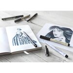 Feutre Pitt Artist Pen Soft Brush 6x Nuances de Gris x 5 FABER-CASTELL