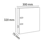 Classeur À Levier Iderama Prem'touch Dos 70mm - X 10 - Exacompta