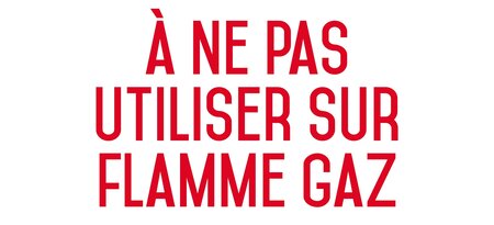 Autocollant vinyl - a ne pas utiliser sur flamme gaz - l.200 x h.100 mm uttscheid