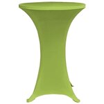 vidaXL Housses de table extensible 4 Pièces 60 cm Vert