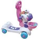 Porteur Trottinette Mon Zebre Rigolo 3 en 1 - Rose - Parlante et musicale - VTECH